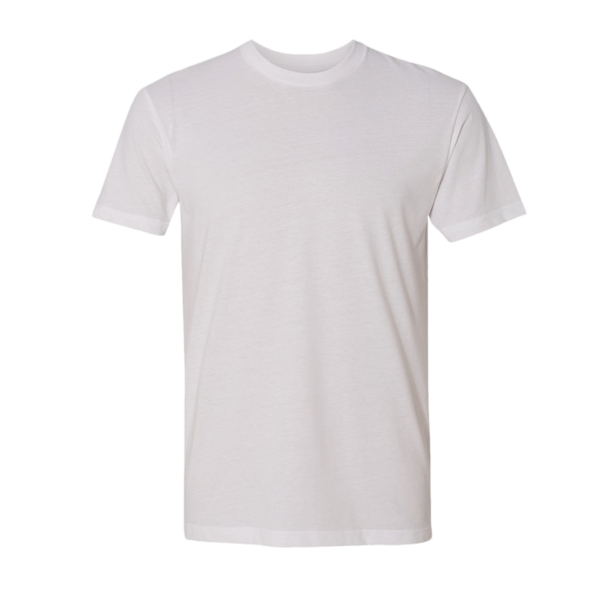 Next Level Apparel Sueded T-Shirt, White, Front view