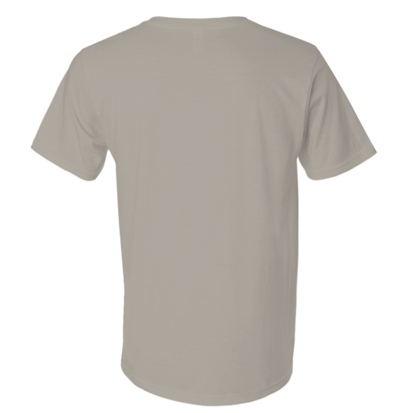 Next Level Apparel Unisex Festival T-Shirt, Ash, Back view