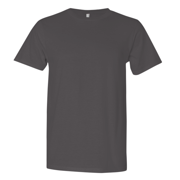 Next Level Apparel Unisex Festival T-Shirt, Charcoal, Front view