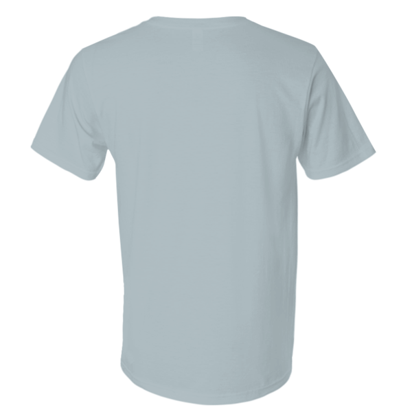 Next Level Apparel Unisex Festival T-Shirt, Stonewash Denim, Back view