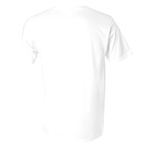 Next Level Apparel Unisex Festival T-Shirt, White, Back view