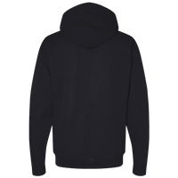 Next Level Apparel Unisex Heavyweight Fleece Hoodie Sweatshirt, Black, Back view
