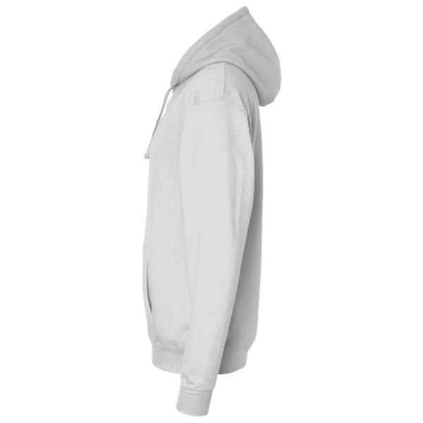 Next Level Apparel Unisex Heavyweight Fleece Hoodie Sweatshirt, Bone, Left Sleeve view