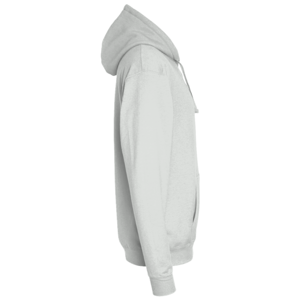 Next Level Apparel Unisex Heavyweight Fleece Hoodie Sweatshirt, Bone, Right Sleeve view