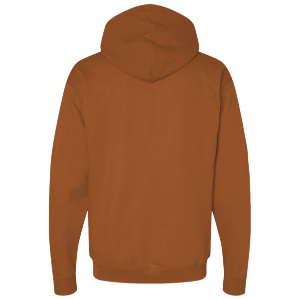 Next Level Apparel Unisex Heavyweight Fleece Hoodie Sweatshirt, Clay, Back view