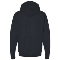 Next Level Apparel Unisex Heavyweight Fleece Hoodie Sweatshirt, Graphite Black, Back view