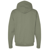 Next Level Apparel Unisex Heavyweight Fleece Hoodie Sweatshirt, Light Olive, Back view