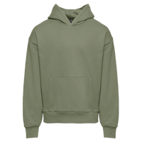 Next Level Apparel Unisex Heavyweight Fleece Hoodie Sweatshirt, Light Olive, Front view