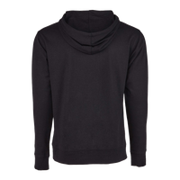 Next Level Apparel Unisex Laguna Hoodie Sweatshirt, Black / Black, Back view