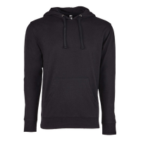 Next Level Apparel Unisex Laguna Hoodie Sweatshirt, Black / Black, Front view