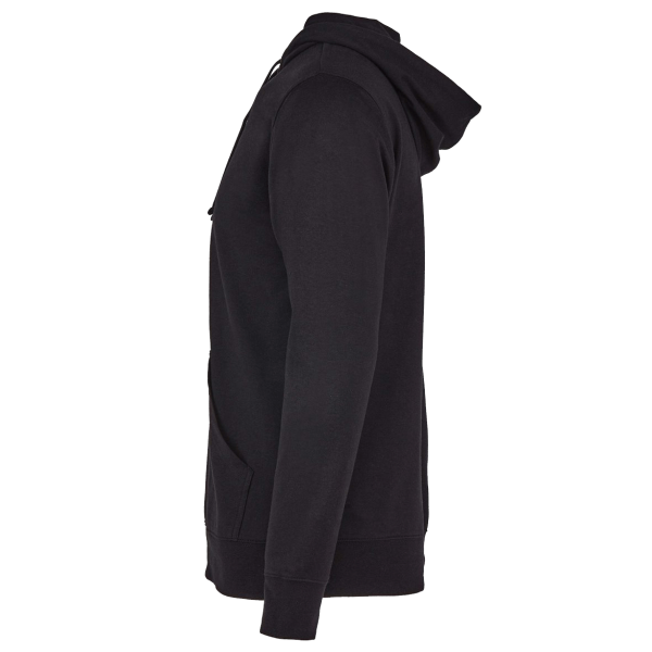 Next Level Apparel Unisex Laguna Hoodie Sweatshirt, Black / Black, Left Sleeve view