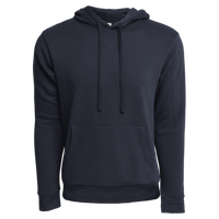 Next Level Apparel Unisex Laguna Sueded Hoodie Sweatshirt, Midnight Navy, Front view