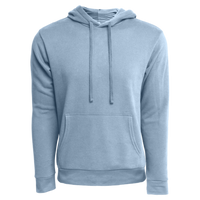 Next Level Apparel Unisex Laguna Sueded Hoodie Sweatshirt, Stonewash Denim, Front view
