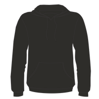 Next Level Apparel Unisex Malibu Hoodie Sweatshirt, Heather Black, Front view