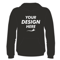 Next Level Apparel Unisex Malibu Hoodie Sweatshirt, Heather Black, Front view, Mockup