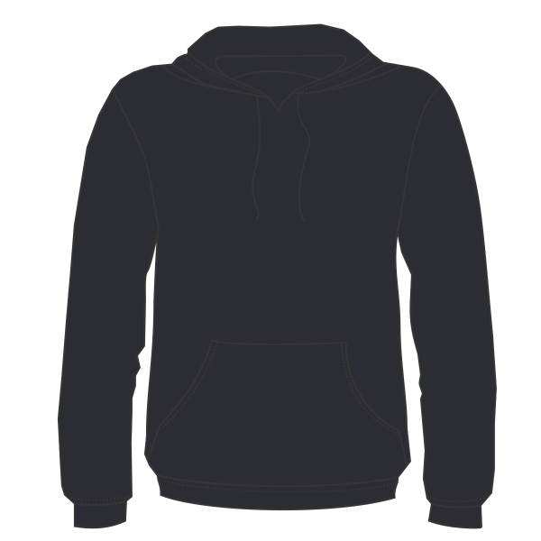 Next Level Apparel Unisex Malibu Hoodie Sweatshirt, Heather Midnight Navy, Front view