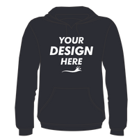 Next Level Apparel Unisex Malibu Hoodie Sweatshirt, Heather Midnight Navy, Front view, Mockup