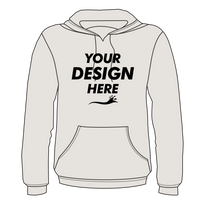 Next Level Apparel Unisex Malibu Hoodie Sweatshirt, Oatmeal, Front view, Mockup