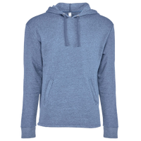 Next Level Apparel Unisex Malibu Welt Pocket Hoodie Sweatshirt, Heather Bay Blue, Front view