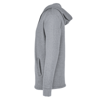 Next Level Apparel Unisex Malibu Welt Pocket Hoodie Sweatshirt, Heather Grey, Left Sleeve view