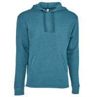 Next Level Apparel Unisex Malibu Welt Pocket Hoodie Sweatshirt, Heather Teal, Front view