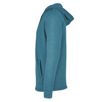 Next Level Apparel Unisex Malibu Welt Pocket Hoodie Sweatshirt, Heather Teal, Left Sleeve view