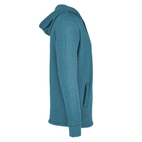 Next Level Apparel Unisex Malibu Welt Pocket Hoodie Sweatshirt, Heather Teal, Right Sleeve view