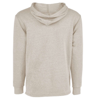 Next Level Apparel Unisex Malibu Welt Pocket Hoodie Sweatshirt, Oatmeal, Back view
