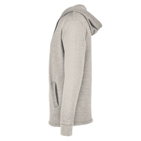 Next Level Apparel Unisex Malibu Welt Pocket Hoodie Sweatshirt, Oatmeal, Left Sleeve view