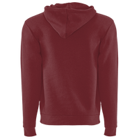 Next Level Apparel Unisex Santa Barbara Full-Zip Hoodie Sweatshirt, Maroon, Back view