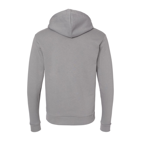 Next Level Apparel Unisex Santa Barbara Hoodie Sweatshirt, Lead Grey / Lead Grey, Back view