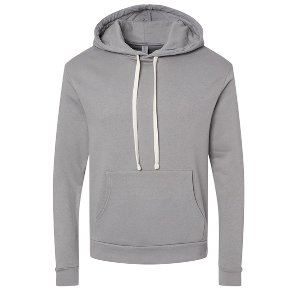 Next Level Apparel Unisex Santa Barbara Hoodie Sweatshirt, Lead Grey / Lead Grey, Front view