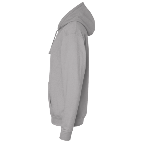 Next Level Apparel Unisex Santa Barbara Hoodie Sweatshirt, Lead Grey / Lead Grey, Left Sleeve view