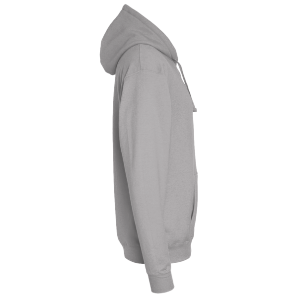 Next Level Apparel Unisex Santa Barbara Hoodie Sweatshirt, Lead Grey / Lead Grey, Right Sleeve view
