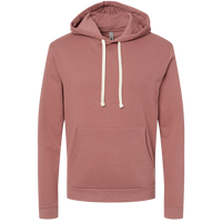 Next Level Apparel Unisex Santa Barbara Hoodie Sweatshirt, Mauve / Mauve, Front view