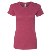 Next Level Apparel Women’s CVC T-Shirt, Cardinal, Front view