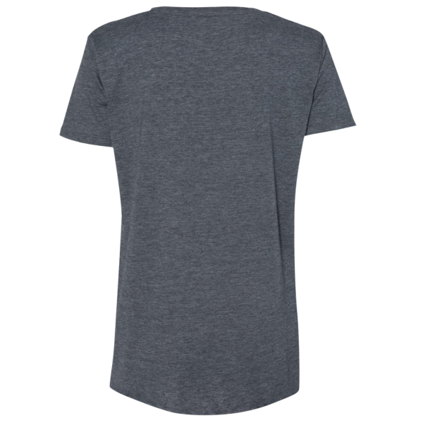 Next Level Apparel Women's Festival Scoop Neck T-Shirt, Antique Denim, Back view