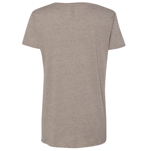 Next Level Apparel Women's Festival Scoop Neck T-Shirt, Ash, Back view