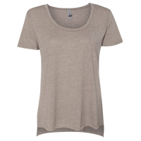 Next Level Apparel Women's Festival Scoop Neck T-Shirt, Ash, Front view