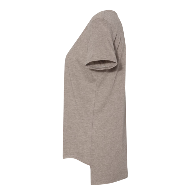 Next Level Apparel Women's Festival Scoop Neck T-Shirt, Ash, Left Sleeve view