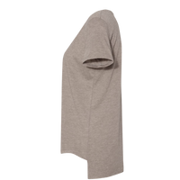 Next Level Apparel Women's Festival Scoop Neck T-Shirt, Ash, Left Sleeve view