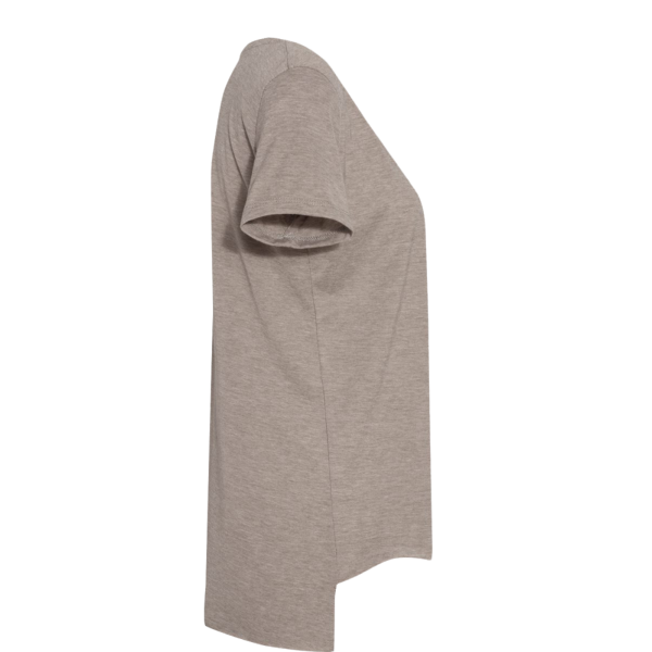Next Level Apparel Women's Festival Scoop Neck T-Shirt, Ash, Right Sleeve view