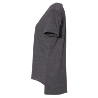 Next Level Apparel Women's Festival Scoop Neck T-Shirt, Charcoal, Left Sleeve view
