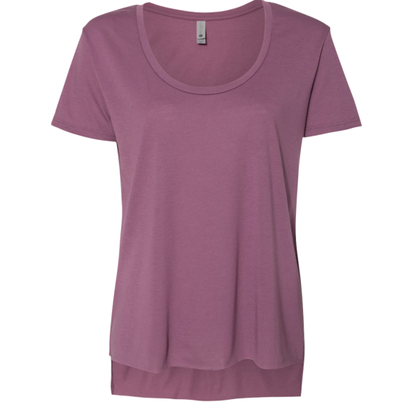 Next Level Apparel Women's Festival Scoop Neck T-Shirt, Shiraz, Front view