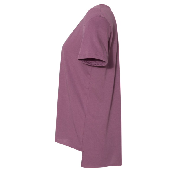 Next Level Apparel Women's Festival Scoop Neck T-Shirt, Shiraz, Left Sleeve view