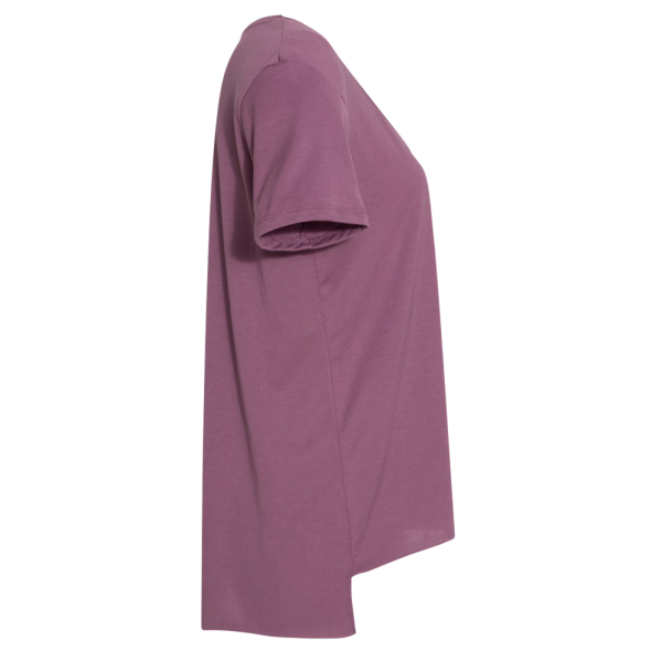 Next Level Apparel Women's Festival Scoop Neck T-Shirt, Shiraz, Right Sleeve view