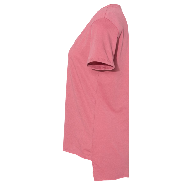 Next Level Apparel Women's Festival Scoop Neck T-Shirt, Smoked Paprika, Left Sleeve view
