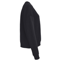 Next Level Apparel Women's Heavyweight Crewneck Sweatshirt, Black, Right Sleeve view