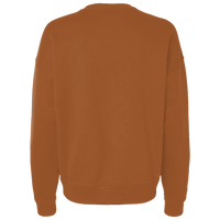Next Level Apparel Women's Heavyweight Crewneck Sweatshirt, Clay, Back view