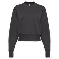 Next Level Apparel Women's Heavyweight Crewneck Sweatshirt, Graphite Black, Front view